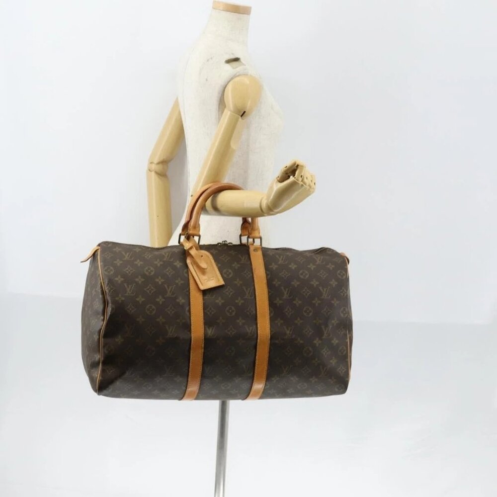 LOUIS VUITTON Monogram Keepall 50 Boston Bag M41426 LV Auth ar13833 - Picture 15 of 16